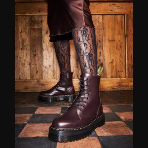 NIB Dr. Martens Platform Jadon Boot Smooth Leather